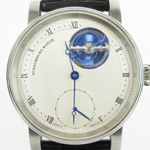 【中古】シャウボーグ SCHAUMBURG ウニカトリウム クラシック2 腕時計 手巻き UNIKATORIUM-CL2BL ☆AA★ メンズ 【ベクトル 古着】 250522