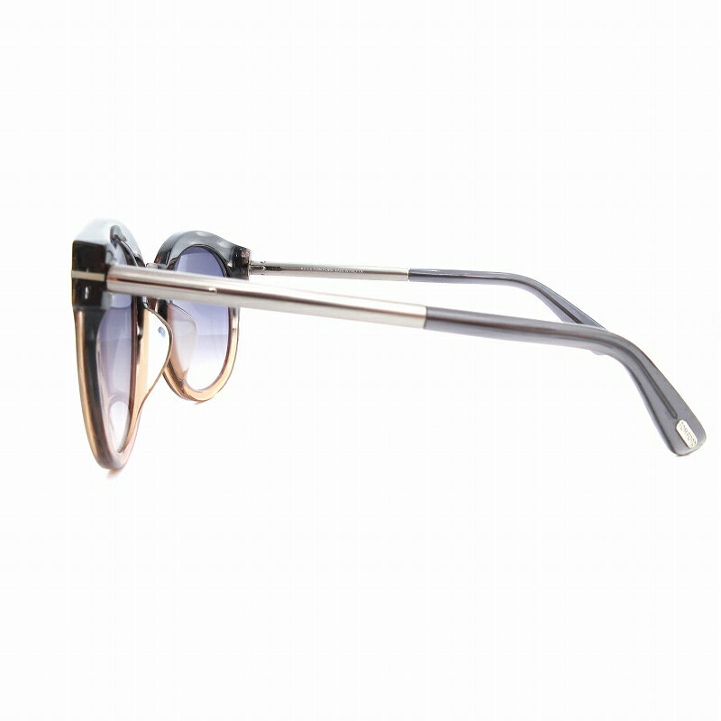 【中古】トムフォード TOM FORD Janina サングラス アイウェア 度なし ボストン型 53□22-140 茶 ブラウン /AE レディース 【ベクトル 古着】 250603