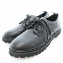 【中古】グローバルワーク GLOBAL WORK ポストマンシューズ プレーントゥ レースアップ L ブラック /UO メンズ 【ベクトル 古着】 250707