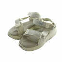 【中古】スイコック suicoke DEPA-RUN2 厚底サンダル フラット ロゴ ストラップ メッシュ US6 24cm アイボリー OG-333-2 /MQ メンズ 【ベクトル 古着】 250724(4)