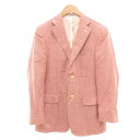 【中古】カナーリ CANALI テーラードジャケット 2B シルク混 48 ピンク系 /UO メンズ 【ベクトル 古着】 250903
