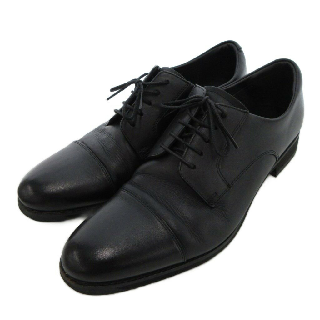 【中古】アシックス asics ランウォーク GORE-TEX防水 3E ダービーシューズ ビジネス ストレートチップ 27cm 黒 ブラック 1231A147 /UO メンズ 【ベクトル 古着】 250911