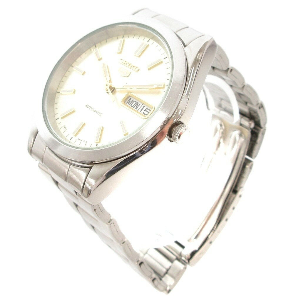 【中古】セイコー SEIKO 5 ファイブ 腕時計 アナログウォッチ 自動巻き 裏スケ シルバーカラー 7S26-0420 /AE メンズ 【ベクトル 古着】 250919