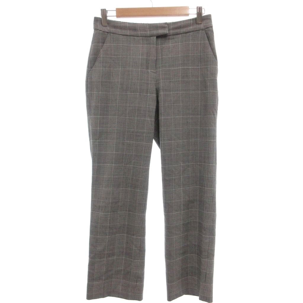 Rakuten - 【中古】スキャパ SCAPA パンツ チェック柄 アンクル丈 38 グレー系 /UO レディース 【ベクトル 古着】 260326