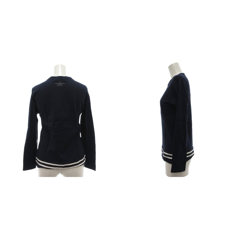 【中古】ポンポネット pomponette 4点セット まとめ Tシャツ 長袖 カットソー M 白...