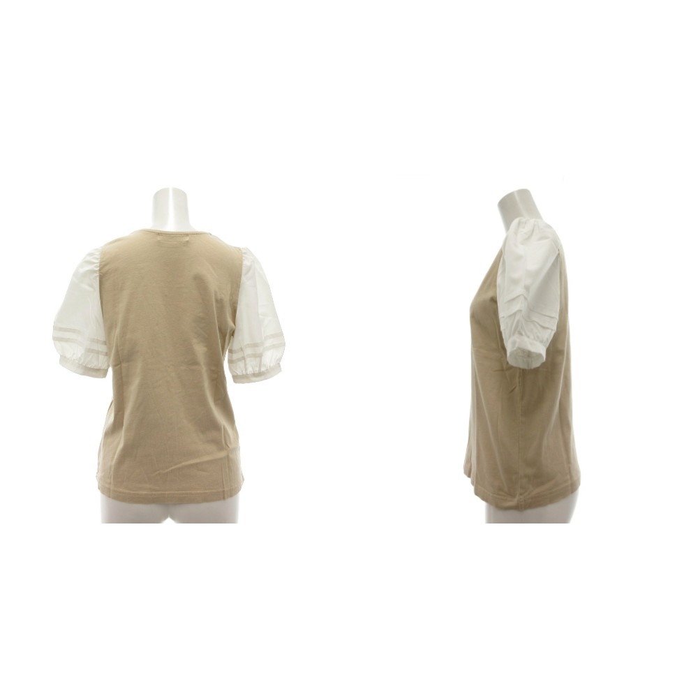 【中古】ポンポネット pomponette 4点セット まとめ Tシャツ 長袖 カットソー M 白...
