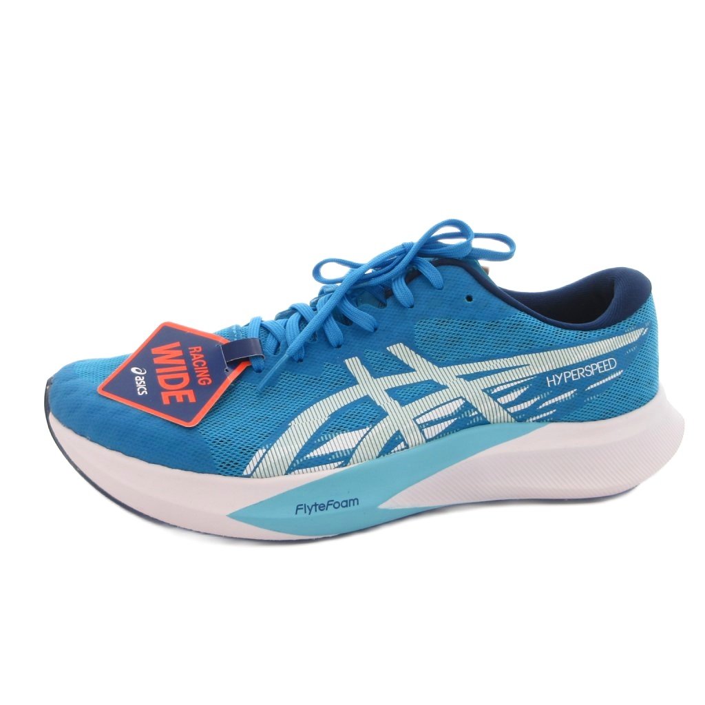 【中古】未使用品 アシックス asics タグ付き HYPER SPEED 4 ランニングシューズ スニーカー 27.5cm ライトブルー 1011B876 /FF メンズ 【ベクトル 古着】 260707ブランドアシックス asics表記サイズ27.5実寸サイズ最大幅：10.5cm　アウトソール：31cm　　色水色 ライトブルー 状態未使用品です。 ※未使用品・新品同様の商品ではございますが、一度は一般の方の手に渡り、個人で保管されていた商品です。また、保管・陳列時の薄いスレなど微細な状態変化が見られる場合がございます。ご理解の上ご購入ください。備考1011B876 こちらのお品物は店舗で保管しておらず、店頭販売出来かねます。（※お取り寄せも出来かねます）商品のお問い合わせの回答を休止しております。＊各商品ページの商品詳細等をご確認の上ご購入ください。【中古】未使用品 アシックス asics タグ付き HYPER SPEED 4 ランニングシューズ スニーカー 27.5cm ライトブルー 1011B876 /FF メンズ 【ベクトル 古着】 260707状態ランク　”S”詳細については、下記および「状態ランクについて」ページをご覧ください。未使用・新品の商品ほぼ新品同様の商品使用感が少なく、かなり状態の良い商品使用感はあるが、傷や汚れの少ない商品使用感の他、傷や汚れが見られる商品かなり大きな傷みがある難あり商品※S〜CランクはUSED品となりますので、使用感をご理解の上でご入札下さい。状態ランクについてinformationブランドアシックス asics表記サイズ27.5実寸サイズ最大幅：10.5cm　アウトソール：31cm　　色水色 ライトブルー 状態未使用品です。 ※未使用品・新品同様の商品ではございますが、一度は一般の方の手に渡り、個人で保管されていた商品です。また、保管・陳列時の薄いスレなど微細な状態変化が見られる場合がございます。ご理解の上ご購入ください。備考1011B876 こちらのお品物は店舗で保管しておらず、店頭販売出来かねます。（※お取り寄せも出来かねます）商品のお問い合わせの回答を休止しております。＊各商品ページの商品詳細等をご確認の上ご購入ください。本商品は一点物です他サイトや店舗にて販売している商品です。多少のお時間差にて欠品になることもございます。予めご了承頂ますようお願い致します。ベクトル・サイズガイドはこちらこの商品と同じブランドの商品を見る