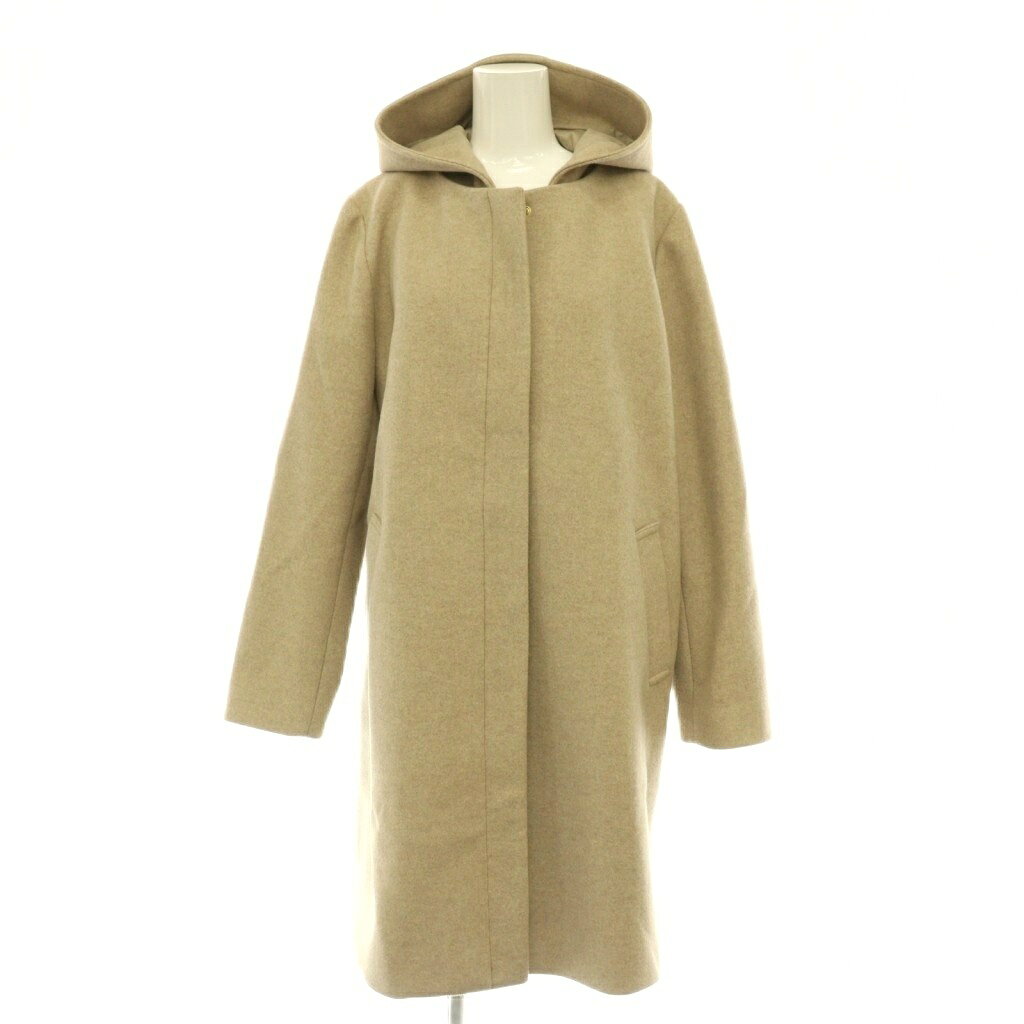 【中古】グローバルワーク GLOBAL WORK 2WAY ノーカラーコート フード アウター ロング L ベージュ /HS レディース 【ベクトル 古着】 260721 vectorpremium-19286270 ブランド古着ベクトルプレミアム店 パッケージ画像