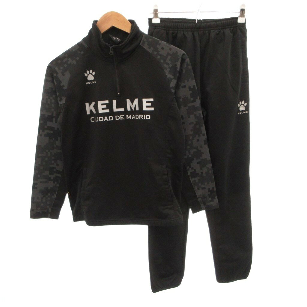 【中古】KELME ケルメ セットアップ カットソー パンツ ロゴ 総柄 160 黒 ブラック /FF キッズ 【ベクトル 古着】 260718表記サイズ160実寸サイズゆき丈：73cm　身幅：45cm　総丈：70cm　ウエスト：44cm　もも幅：20cm　裾幅：10cm　股上：26cm　股下：66cm　　素材ポリエステル リブ ポリエステル ポリウレタン色黒 ブラック 状態・ジャケット毛羽たち その他に目立ったダメージはなく、問題なくご使用いただける商品です。 ※あくまでも中古品ですので掲載写真や記載内容をご確認いただき、ご理解の上ご購入ください。備考トータス株式会社 こちらのお品物は店舗で保管しておらず、店頭販売出来かねます。（※お取り寄せも出来かねます）商品のお問い合わせの回答を休止しております。＊各商品ページの商品詳細等をご確認の上ご購入ください。【中古】KELME ケルメ セットアップ カットソー パンツ ロゴ 総柄 160 黒 ブラック /FF キッズ 【ベクトル 古着】 260718状態ランク　”AB”詳細については、下記および「状態ランクについて」ページをご覧ください。未使用・新品の商品ほぼ新品同様の商品使用感が少なく、かなり状態の良い商品使用感はあるが、傷や汚れの少ない商品使用感の他、傷や汚れが見られる商品かなり大きな傷みがある難あり商品※S〜CランクはUSED品となりますので、使用感をご理解の上でご入札下さい。状態ランクについてinformation表記サイズ160実寸サイズゆき丈：73cm　身幅：45cm　総丈：70cm　ウエスト：44cm　もも幅：20cm　裾幅：10cm　股上：26cm　股下：66cm　　素材ポリエステル リブ ポリエステル ポリウレタン色黒 ブラック 状態・ジャケット毛羽たち その他に目立ったダメージはなく、問題なくご使用いただける商品です。 ※あくまでも中古品ですので掲載写真や記載内容をご確認いただき、ご理解の上ご購入ください。備考トータス株式会社 こちらのお品物は店舗で保管しておらず、店頭販売出来かねます。（※お取り寄せも出来かねます）商品のお問い合わせの回答を休止しております。＊各商品ページの商品詳細等をご確認の上ご購入ください。本商品は一点物です他サイトや店舗にて販売している商品です。多少のお時間差にて欠品になることもございます。予めご了承頂ますようお願い致します。ベクトル・サイズガイドはこちらこの商品と同じブランドの商品を見る