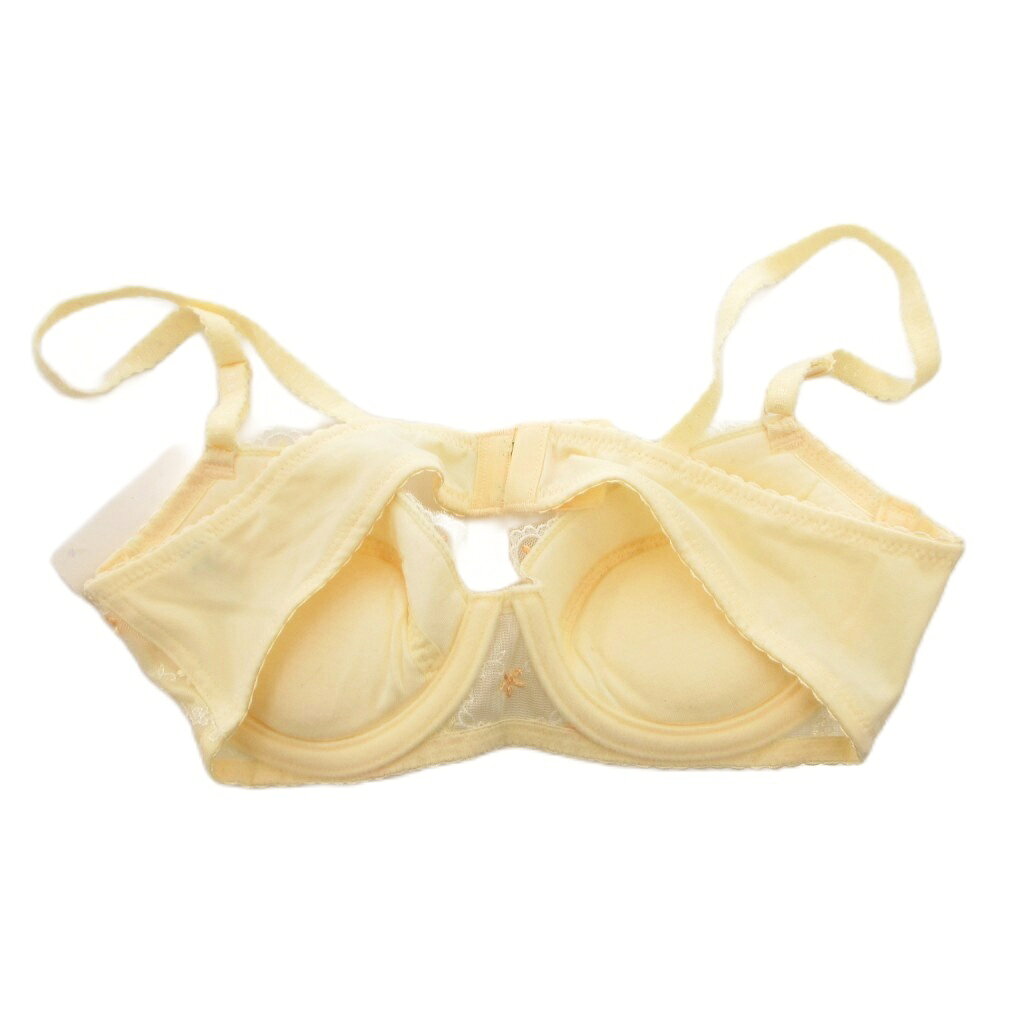 ブランド古着ベクトルプレミアム店の【中古】未使用品 WACOAL タグ付き Wing Kirei ブラジャー 下着 レース 花柄 A75 黄 イエロー /FF レディース 【ベクトル 古着】 260807｜アングル2