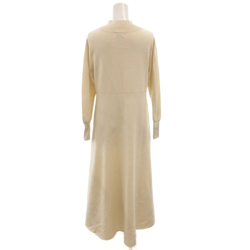 【中古】グリーンレーベルリラクシング ユナイテッドアローズ green label relaxing ニット ロングワンピース ハイネック 長袖 アイボリー /FF レディース 【ベクトル 古着】 260806 vectorpremium-19328938 ブランド古着ベクトルプレミアム店 サンプル画像2