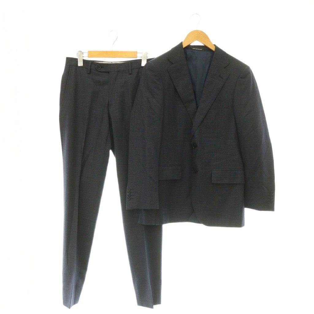 【中古】グリーンレーベルリラクシング ユナイテッドアローズ green label relaxing REDA社生地 伊製 VALLEMOSSO スーツ テーラードジャケット パンツ ウール 44 76 ネイビー /CX メンズ 【ベクトル 古着】 260815ブランドグリーンレーベルリラクシング ユナイテッドアローズ green label relaxing表記サイズ・ジャケット44 ・パンツ76実寸サイズジャケット 肩幅：40cm　ジャケット 身幅：45cm　ジャケット 着丈：69cm　ジャケット 袖丈：57.5cm　パンツ ウエスト：74cm　パンツ もも幅：25cm　パンツ 裾幅：18cm　パンツ 股上：22cm　パンツ 股下：78cm　　素材・ジャケット 表地：毛 胴裏地：ポリエステル、レーヨン 袖裏地：キュプラ ・パンツ 表地：毛 裏地：キュプラ色紺 ネイビー仕様前ポケット仮縫い状態使用感が少なく、かなり状態の良い商品です。 ※あくまでも中古品ですので掲載写真や記載内容をご確認いただき、ご理解の上ご購入ください。備考・品番3121-161-1647 3124-16-1647商品のお問い合わせの回答を休止しております。＊各商品ページの商品詳細等をご確認の上ご購入ください。【中古】グリーンレーベルリラクシング ユナイテッドアローズ green label relaxing REDA社生地 伊製 VALLEMOSSO スーツ テーラードジャケット パンツ ウール 44 76 ネイビー /CX メンズ 【ベクトル 古着】 260815状態ランク　”A”詳細については、下記および「状態ランクについて」ページをご覧ください。未使用・新品の商品ほぼ新品同様の商品使用感が少なく、かなり状態の良い商品使用感はあるが、傷や汚れの少ない商品使用感の他、傷や汚れが見られる商品かなり大きな傷みがある難あり商品※S〜CランクはUSED品となりますので、使用感をご理解の上でご入札下さい。状態ランクについてinformationブランドグリーンレーベルリラクシング ユナイテッドアローズ green label relaxing表記サイズ・ジャケット44 ・パンツ76実寸サイズジャケット 肩幅：40cm　ジャケット 身幅：45cm　ジャケット 着丈：69cm　ジャケット 袖丈：57.5cm　パンツ ウエスト：74cm　パンツ もも幅：25cm　パンツ 裾幅：18cm　パンツ 股上：22cm　パンツ 股下：78cm　　素材・ジャケット 表地：毛 胴裏地：ポリエステル、レーヨン 袖裏地：キュプラ ・パンツ 表地：毛 裏地：キュプラ色紺 ネイビー仕様前ポケット仮縫い状態使用感が少なく、かなり状態の良い商品です。 ※あくまでも中古品ですので掲載写真や記載内容をご確認いただき、ご理解の上ご購入ください。備考・品番3121-161-1647 3124-16-1647商品のお問い合わせの回答を休止しております。＊各商品ページの商品詳細等をご確認の上ご購入ください。本商品は一点物です他サイトや店舗にて販売している商品です。多少のお時間差にて欠品になることもございます。予めご了承頂ますようお願い致します。ベクトル・サイズガイドはこちらこの商品と同じブランドの商品を見る