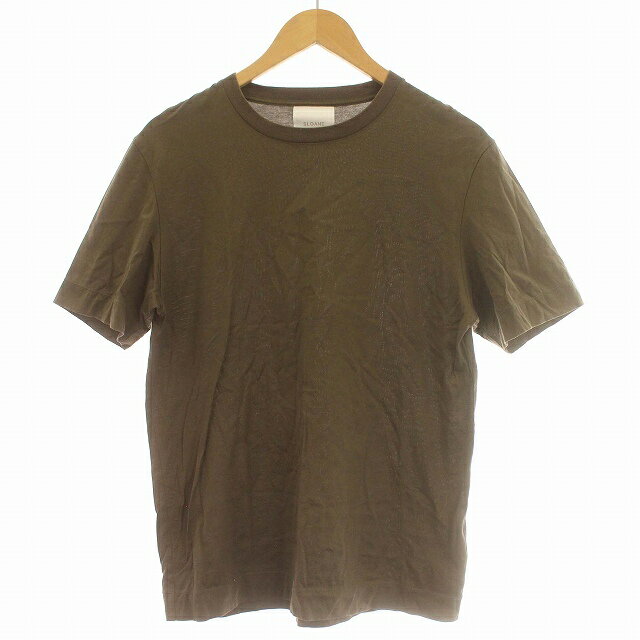【中古】スローン SLOANE Tシャツ 半袖 無地 3 M相当 カーキ /☆G レディース 【ベクトル 古着】 250108