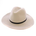 【中古】ハットアタック hatattack 中折れハット 帽子 ウール アイボリー /BM レディース 【ベクトル 古着】 250528
