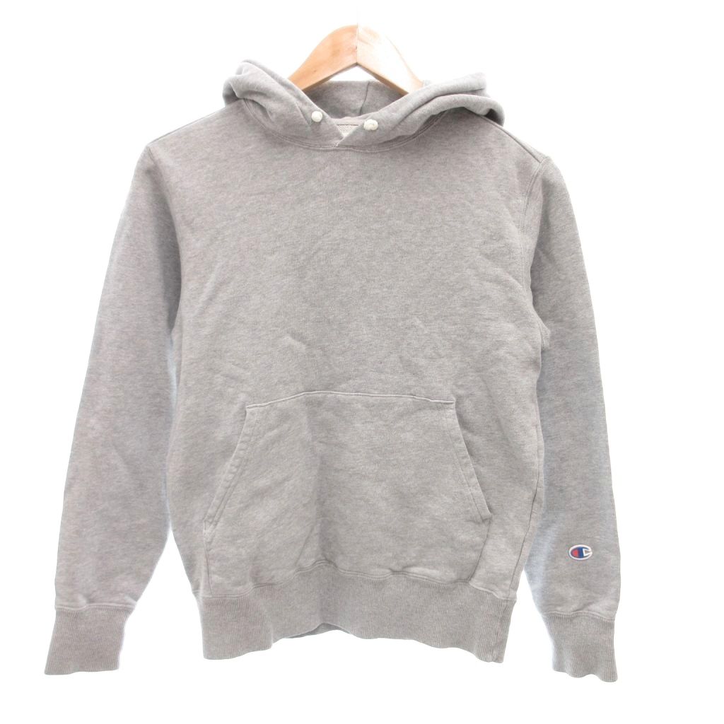 【中古】チャンピオン CHAMPION パーカー プルオーバー S グレー 長袖 /NL ■GY06 レディース 【ベクトル 古着】 260210