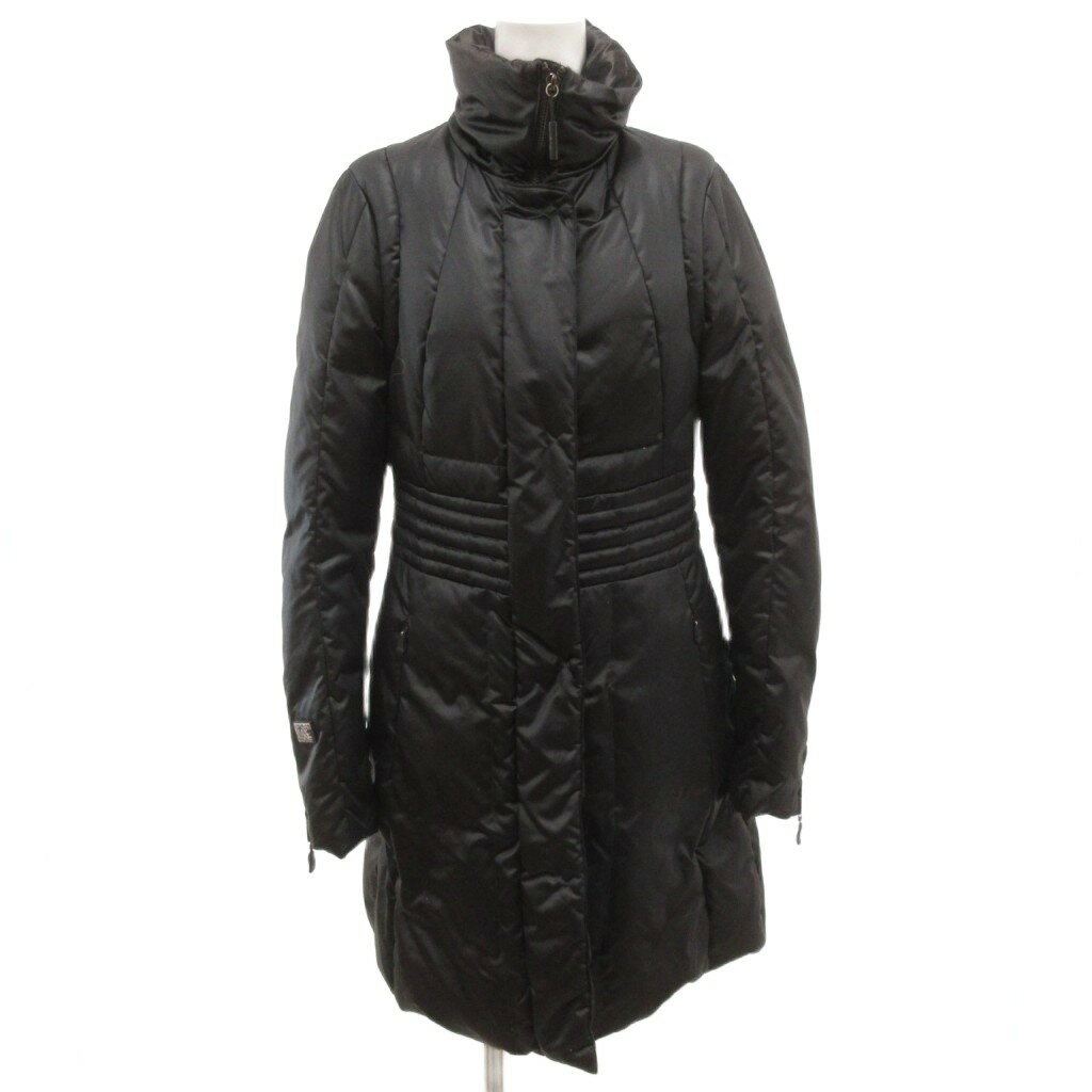 スポーツマックスコード マックスマーラ SPORTMAX CODE 中綿コート 40 ミドル丈 スタンドカラー 黒 ブラック /JS ■GY06 レディース  260303