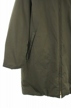 【中古】ミューズ ドゥーズィエムクラス MUSE de Deuxieme Classe 17AW DICROS ダウンコート ラクーンファー ジップアップ 36 カーキ /AO ■OS レディース 【ベクトル 古着】 200128 ベクトルプレミアム店