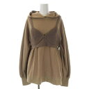 yÁzABe[W Ameri VINTAGE 21SS LAYERED BUSTIER HOODIE vI[o[ XEFbg p[J[  t[h jbgrX`F V[g L~\[ F J /DO OS fB[X yxNg Òz 230407