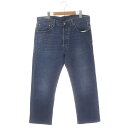 【中古】リーバイス Levi 039 s 501 PREMIUM DENIM ボタンフライ ストレート デニムパンツ ジーンズ W34L32 青 インディゴブルー /ES ■OS メンズ 【ベクトル 古着】 230714