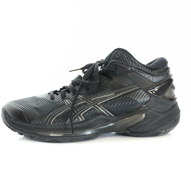 【中古】アシックス asics バスケットシューズ US6.5 25.0cm 黒 ブラック /MF ■OS メンズ 【ベクトル 古着】 230905