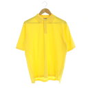 【中古】キャプテン サンシャイン KAPTAIN SUNSHINE 23SS Knit Polo Shirt ニットポロシャツ カットソー 半袖 コットン 36 黄色 イエロー /HS ■OS ■AD メンズ 【ベクトル 古着】 230912