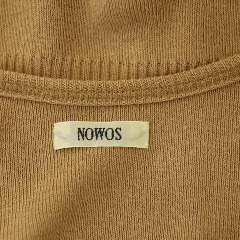 【中古】ノーウォス NOWOS Camisole キャミソール ニット カットソー コットン ベージュ /NR ■OS レディース 【ベクトル 古着】 231009 3