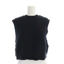 【中古】ナゴンスタンス nagonstans 23SS 2way vest ベスト ニット プルオーバー M 黒 ブラック /MF ■OS レディース 【ベクトル 古着】 231204