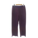 【中古】ローズバッド ROSE BUD 21AW パネルジャガードパンツ イージー ニット F 紫 パープル /MF ■OS レディース 【ベクトル 古着】 240104(4)