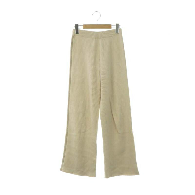 šۥ CLANE 21SS COLOR LINE KNIT PANTS ˥åȥѥ 磻ɥѥ ȥ졼 1 ١ /ES OS ǥ ڥ٥ȥ  240111