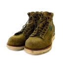 【中古】ビズビム VISVIM BEARD BOOTS FOLK レースアップブーツ スエード US10 28cm カーキ ■SH /AK3 メンズ 【ベクトル 古着】 240118