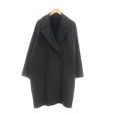 【中古】マーカウェア MARKA WARE 22AW ORGANIC WOOL SURVIVAL CLOTH TRENCH COAT ダブルコート アウター ロング 1 深緑 ダークグリー..