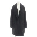 【中古】イザベル マラン エトワール ISABEL MARANT ETOILE LIMIZA ウールコート チェスターコート アウター 38 黒 ブラック /DF ■OS レディース 【ベクトル 古着】 240213(4)