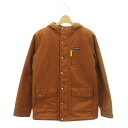 【中古】パタゴニア Patagonia 68460 キッズ ボーイズ インファーノ ジャケット アウター ブルゾン フード ジップアップ XL(14) テラコッタ /NR ■OS キッズ 【ベクトル 古着】 240214