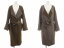 【中古】6 ROKU BEAUTY&YOUTH B&Y ロク ビューティーアンドユース REVER SEWING GOWN COAT リバーシブル ガウンコート アウター ロング チェック柄 リボンベルト付き 36 茶色 黒 白 /ES ■OS ■SH レディース 【ベクトル 古着】 240227