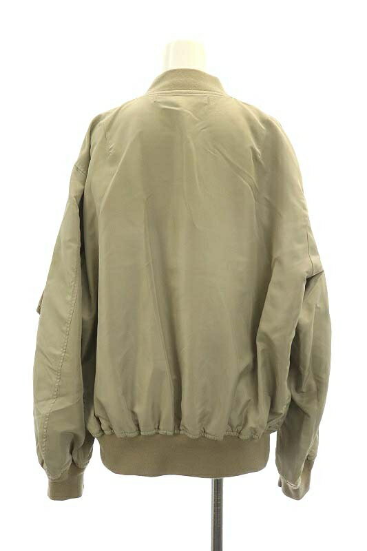 【中古】ジャーナルスタンダード JOURNAL STANDARD 22SS Reversible MA-1 ブルゾン リバーシブル ジップアップ F カーキ グレージュ /ES ■OS レディース 【ベクトル 古着】 240305