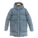 【中古】パタゴニア Patagonia 21AW ダウンドリフトパーカー コート アウター 14 スモークブルー /MI ■OS キッズ 【ベクトル 古着】 240311