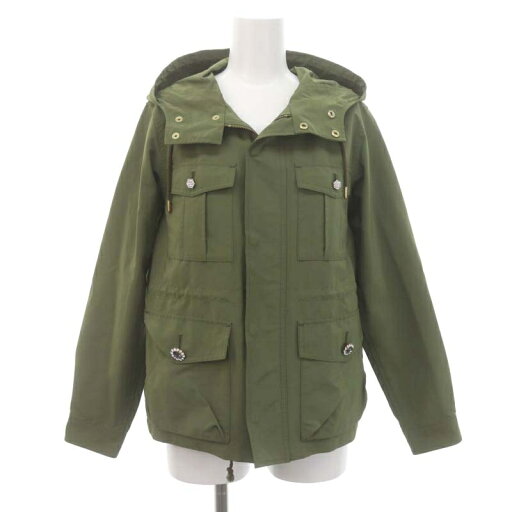 【中古】アナトリエ ANATELIER アーティーローザバックツイルジャケット パーカー ビジュー 2 カーキ /DF ■OS レディース 【ベクトル 古着】 240319 【中古】アナトリエ ANATELIER アーティーローザバックツイルジャケット パーカー ビジュー 2 カーキ /DF ■OS レディース 【ベクトル 古着】 240319