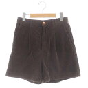 【中古】レッドカード RED CARD Spick and Span 別注 コーデュロイ ショートパンツ 23 茶 ブラウン /MF ■OS レディース 【ベク...