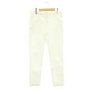 【中古】セオリー Theory STRETCH CANVAS TREECA パンツ テーパード 0 S 白 ホワイト /AT ■OS レディース 【ベクトル 古着】 240626(4)