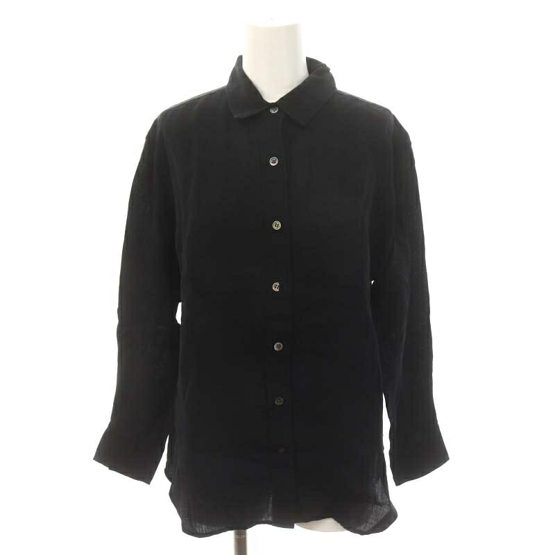 2024SS 大きいサイズ　23区　リベコ　リネン　長袖シャツ　ストライプ 楽天市場】リネン シャツ（ブランド23区）（レディース