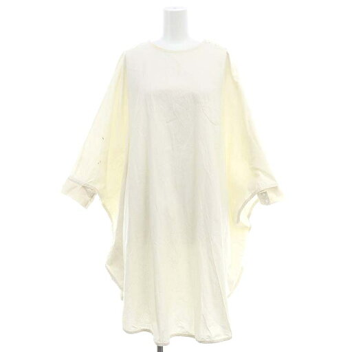 【中古】マダマダ madder madder シトラスチュニック シャツ 長袖 ドルマンスリーブ アイボリー /MI ■OS レディース 【ベクトル 古着】 241007 【中古】マダマダ madder madder シトラスチュニック シャツ 長袖 ドルマンスリーブ アイボリー /MI ■OS レディース 【ベクトル 古着】 241007