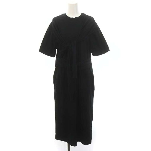 【中古】ラウンジドレス ガリャルダガランテ Loungedress GALLARDAGALANTE ツイストデザインワンピース ミモレ ロング 半袖 F 黒 ブラック /AT ■OS ■SH レディース 【ベクトル 古着】 241029 【中古】ラウンジドレス ガリャルダガランテ Loungedress GALLARDAGALANTE ツイストデザインワンピース ミモレ ロング 半袖 F 黒 ブラック /AT ■OS ■SH レディース 【ベクトル 古着】 241029