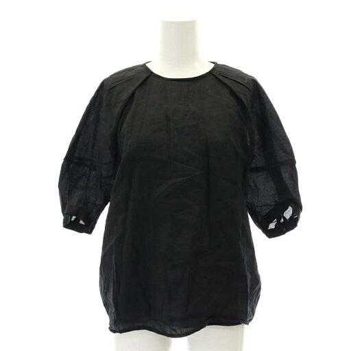 【中古】ミラオーウェン Mila Owen 23SS 構築ハーフスリーブシアーブラウス 七分袖 シースルー 0 S 黒 ブラック /AT ■OS レディース 【ベクトル 古着】 241025 【中古】ミラオーウェン Mila Owen 23SS 構築ハーフスリーブシアーブラウス 七分袖 シースルー 0 S 黒 ブラック /AT ■OS レディース 【ベクトル 古着】 241025