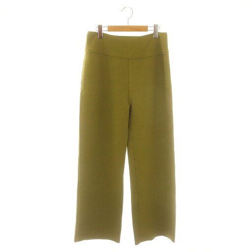 【中古】マウジー MOUSSY STRETCH WIDE パンツ ワイドパンツ 2 黄緑 イエローグリーン /DF ■OS ■SH レディース 【ベクトル 古着】 241030 【中古】マウジー MOUSSY STRETCH WIDE パンツ ワイドパンツ 2 黄緑 イエローグリーン /DF ■OS ■SH レディース 【ベクトル 古着】 241030