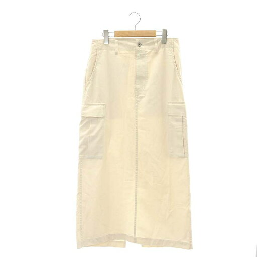 【中古】アーミーツイル ARMY TWILL ツイルカーゴスカート フレア マキシ ロング 38 M アイボリー /AT ■OS レディース 【ベクトル 古着】 241025 【中古】アーミーツイル ARMY TWILL ツイルカーゴスカート フレア マキシ ロング 38 M アイボリー /AT ■OS レディース 【ベクトル 古着】 241025