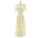 【中古】リリーブラウン Lily Brown 24SS ボリュームスリーブシャツワンピース ロング 半袖 1 S アイボリー /SY ■OS レディース 【ベクトル 古着】 241030(4)