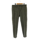 【中古】グランフェイズ GRAND PHASE ウール スラックス パンツ テーパード ロールアップ L グレー /DF ■OS ■AD レディース 【ベクトル 古着】 250121