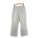 【中古】ナイスクラップ NICE CLAUP 23SS ナイスの美デニムパンツ ジーンズ M 水色 ライトブルー /MF ■OS レディース 【ベクトル 古着】...
