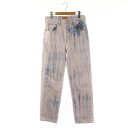 【中古】ニードバイ ヘリテージ NEEDBY heritage ADAM ET ROPE FEM 24SS JOE PINK BLEACH OVERDYE デニ...