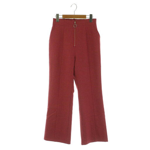【中古】レイビームス Ray Beams 22AW フロント ジップ フレア パンツ 0 レッド /MY ■OS レディース 【ベクトル 古着】 250228 【中古】レイビームス Ray Beams 22AW フロント ジップ フレア パンツ 0 レッド /MY ■OS レディース 【ベクトル 古着】 250228